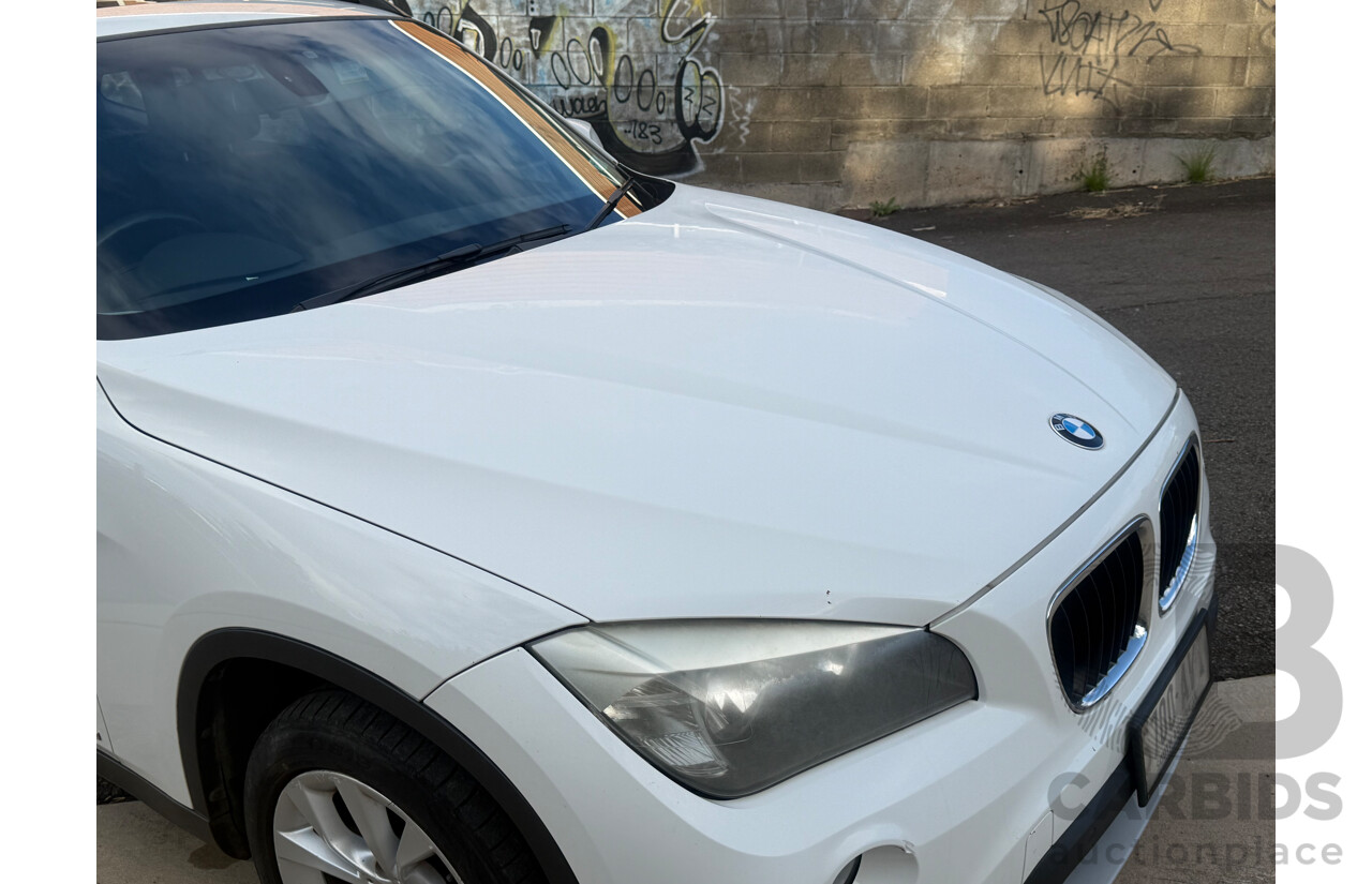 1/2013 Bmw X1 Sdrive 18d E84 MY13 4d Wagon White Turbo Diesel 2.0L