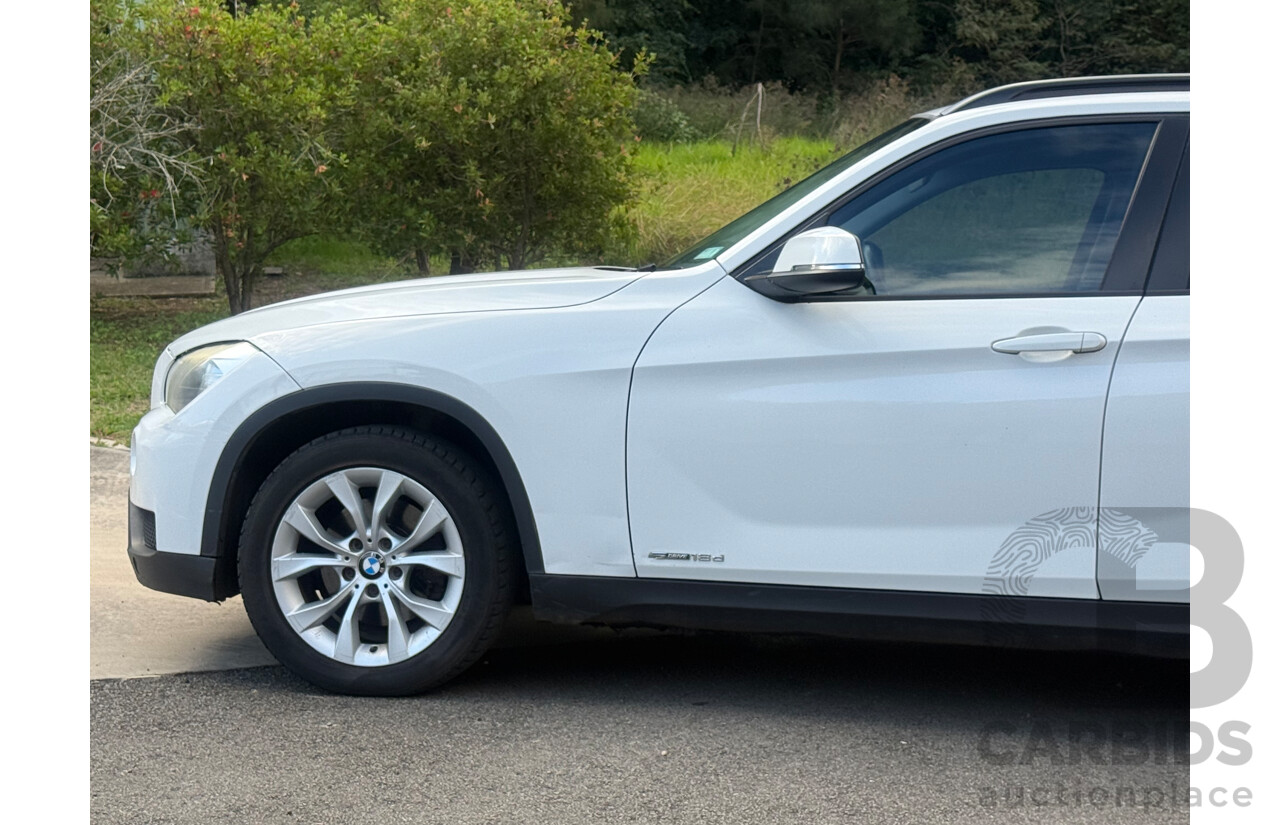 1/2013 Bmw X1 Sdrive 18d E84 MY13 4d Wagon White Turbo Diesel 2.0L