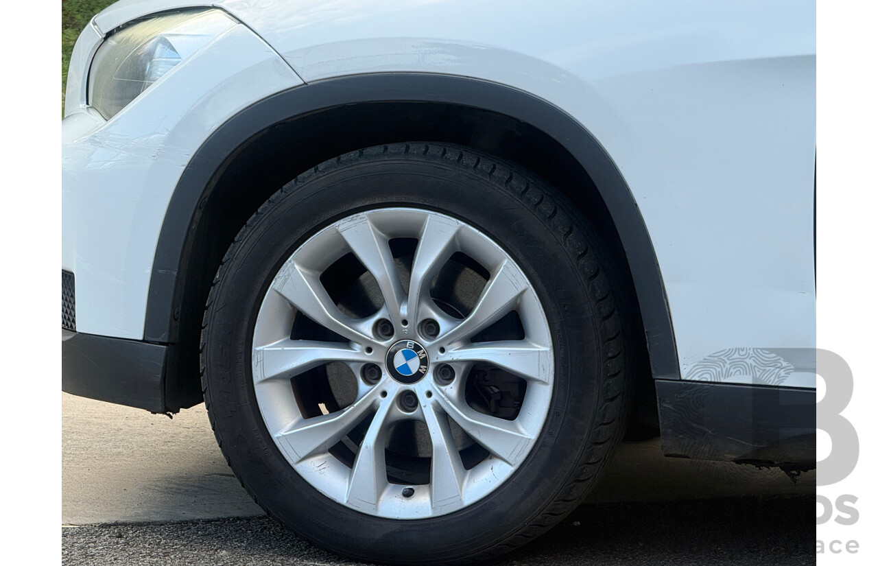 1/2013 Bmw X1 Sdrive 18d E84 MY13 4d Wagon White Turbo Diesel 2.0L