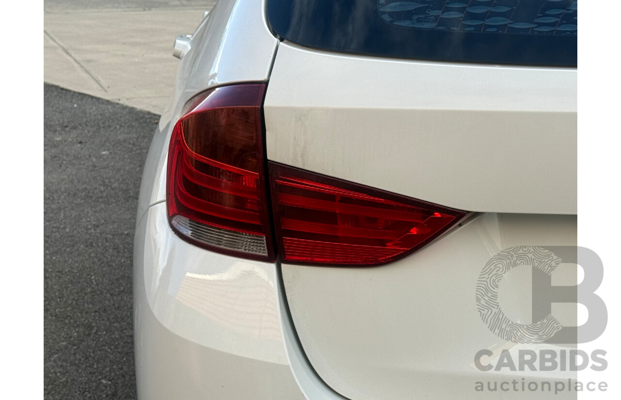 1/2013 Bmw X1 Sdrive 18d E84 MY13 4d Wagon White Turbo Diesel 2.0L