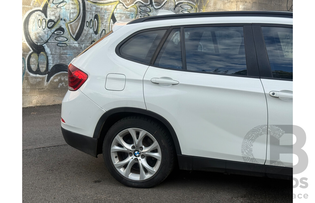 1/2013 Bmw X1 Sdrive 18d E84 MY13 4d Wagon White Turbo Diesel 2.0L