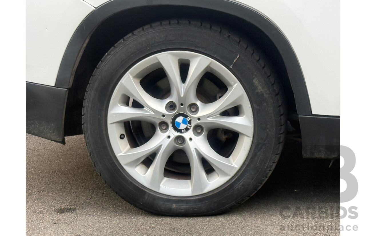 1/2013 Bmw X1 Sdrive 18d E84 MY13 4d Wagon White Turbo Diesel 2.0L