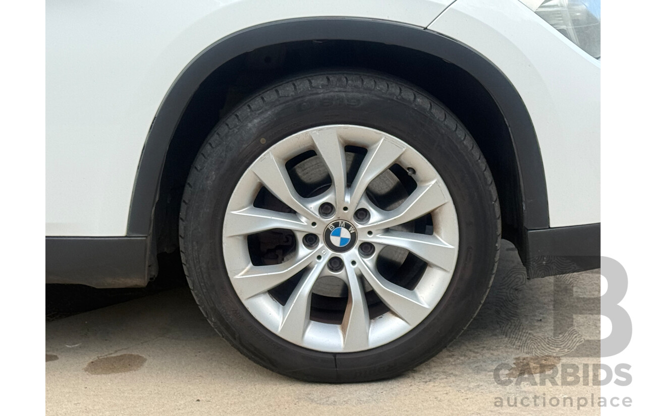 1/2013 Bmw X1 Sdrive 18d E84 MY13 4d Wagon White Turbo Diesel 2.0L