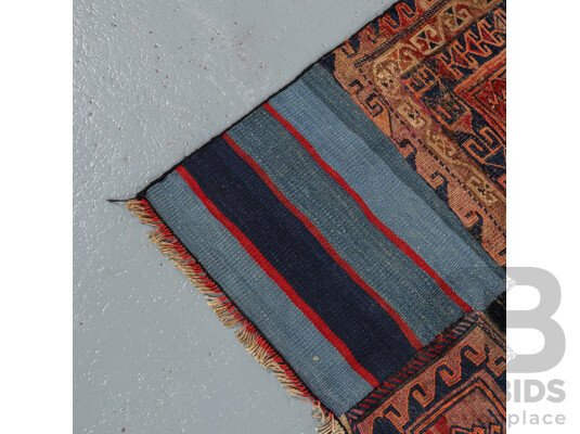 Hand Knotted Persian Tribal Camel Bag Rug