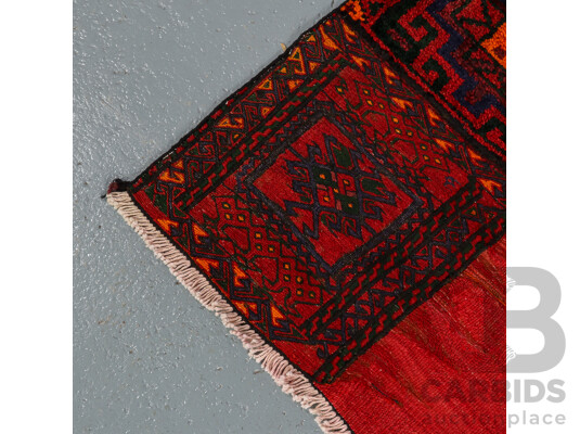 Hand Knotted Persian Bakhtiari Soumak Rug