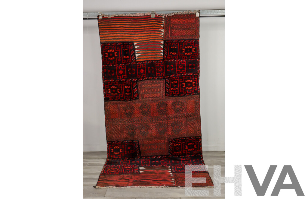 Hand Knotted Persian Tribal Wool Kilim Carpet