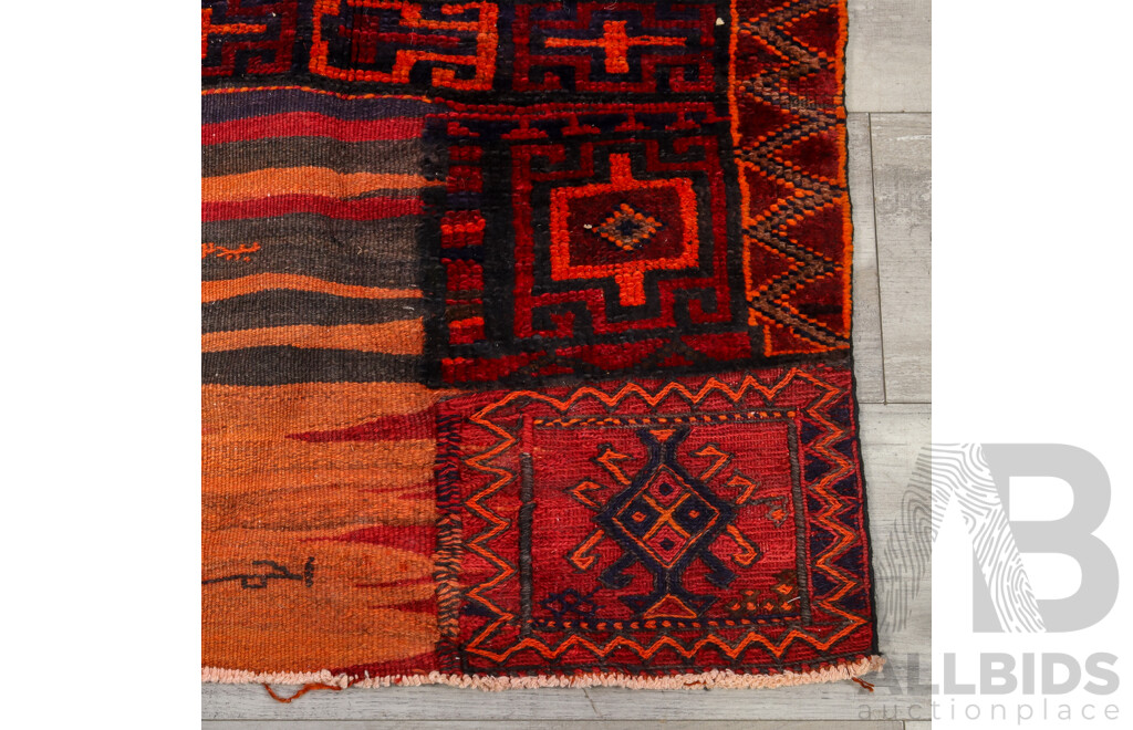 Hand Knotted Persian Tribal Kilim