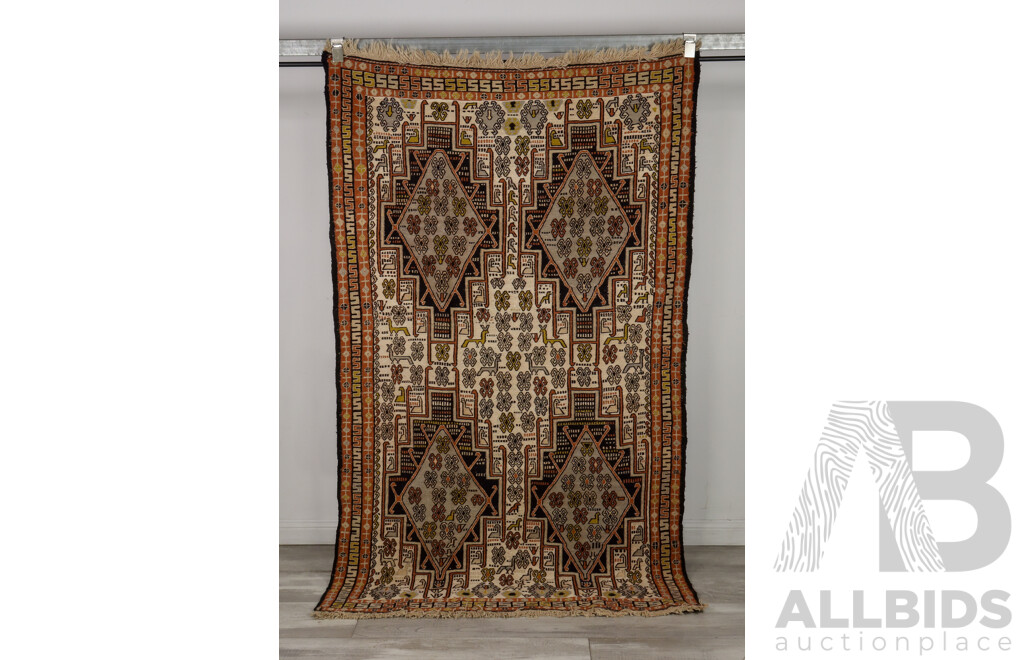 Hand Knotted Persian Tribal Rug