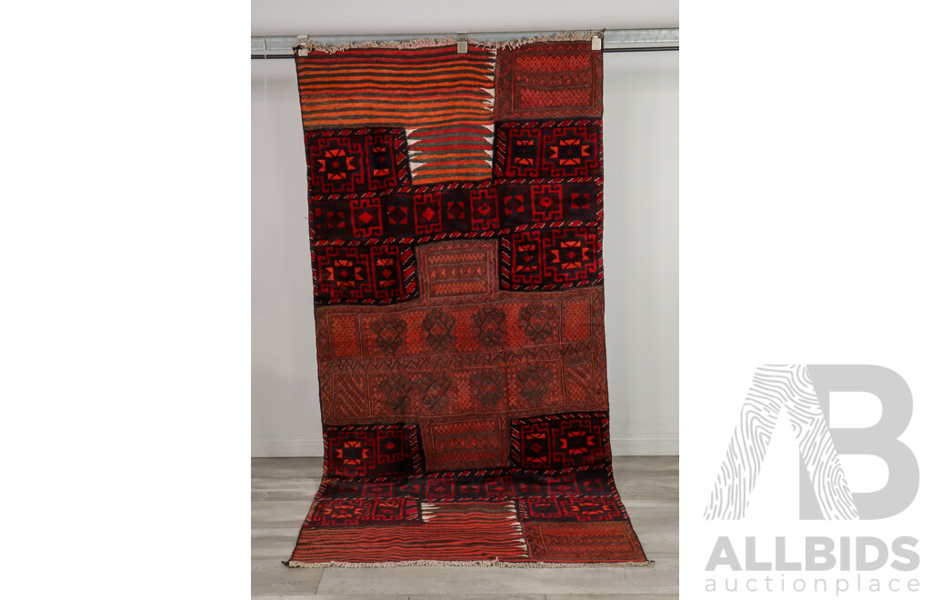 Hand Knotted Persian Tribal Wool Kilim Carpet