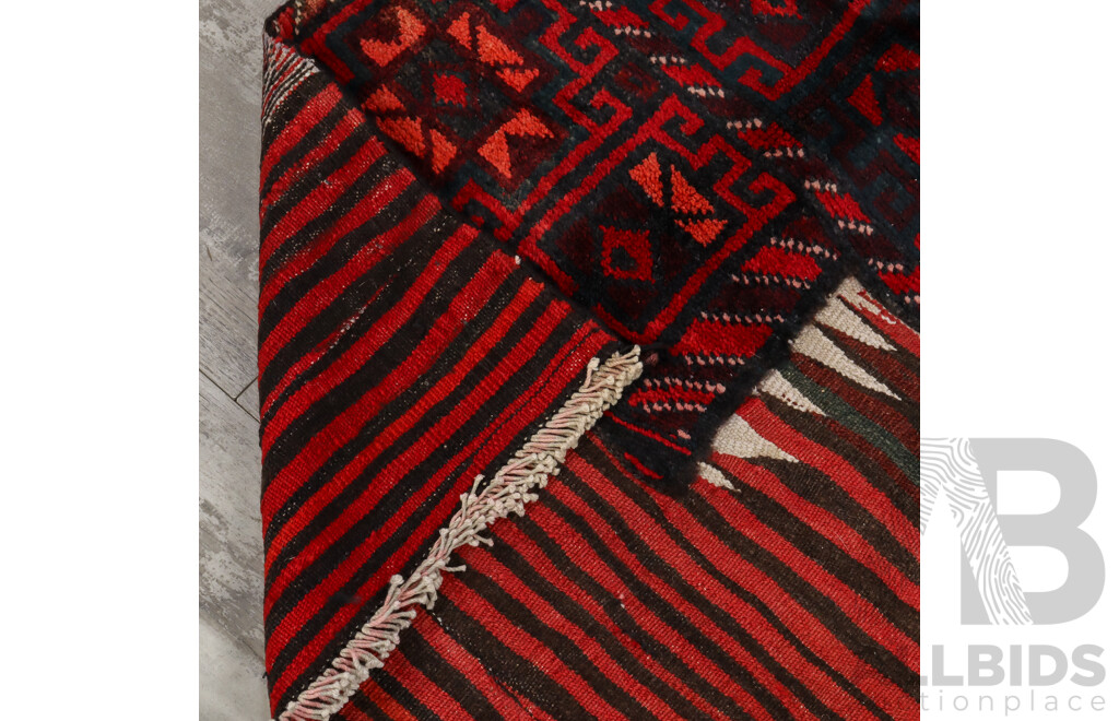 Hand Knotted Persian Tribal Wool Kilim Carpet