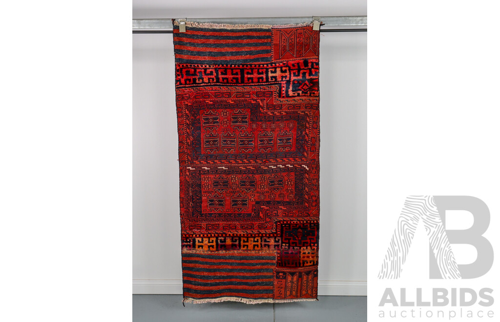 Hand Knotted Persian Bakhtiari Soumak Rug