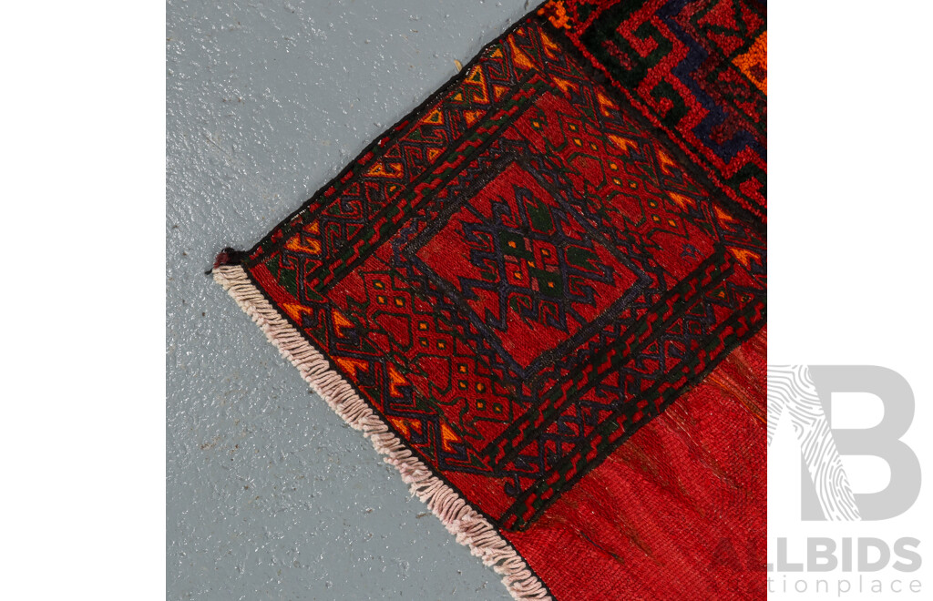 Hand Knotted Persian Bakhtiari Soumak Rug