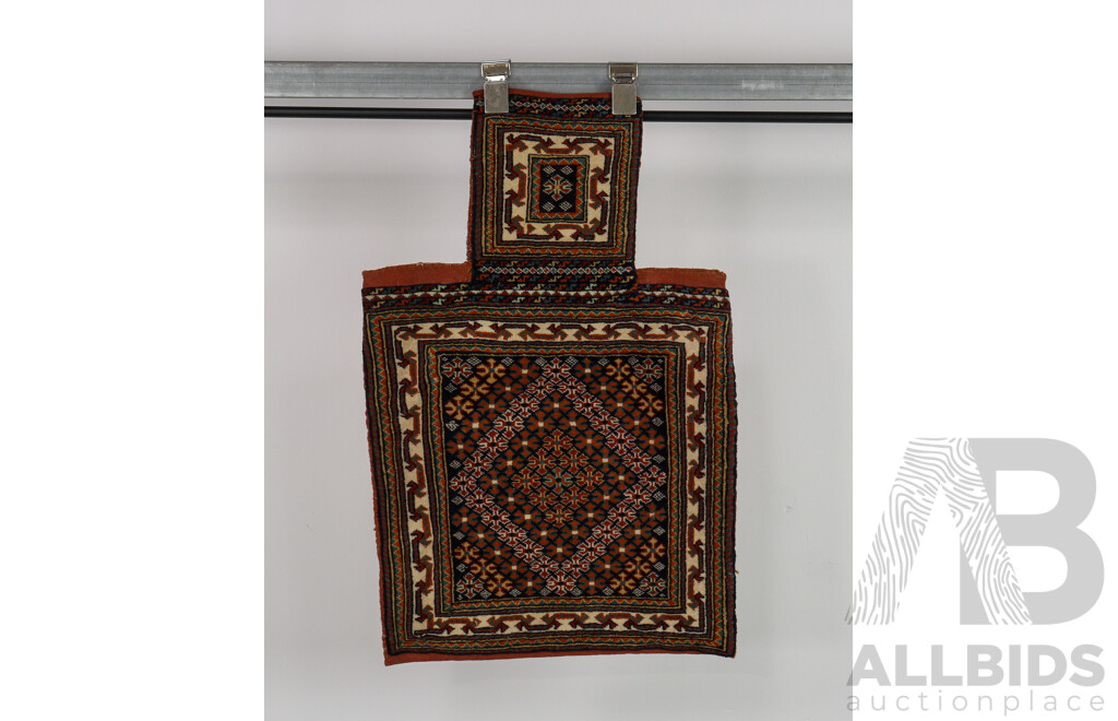 Hand Knotted Persian Nomadic Salt Bag