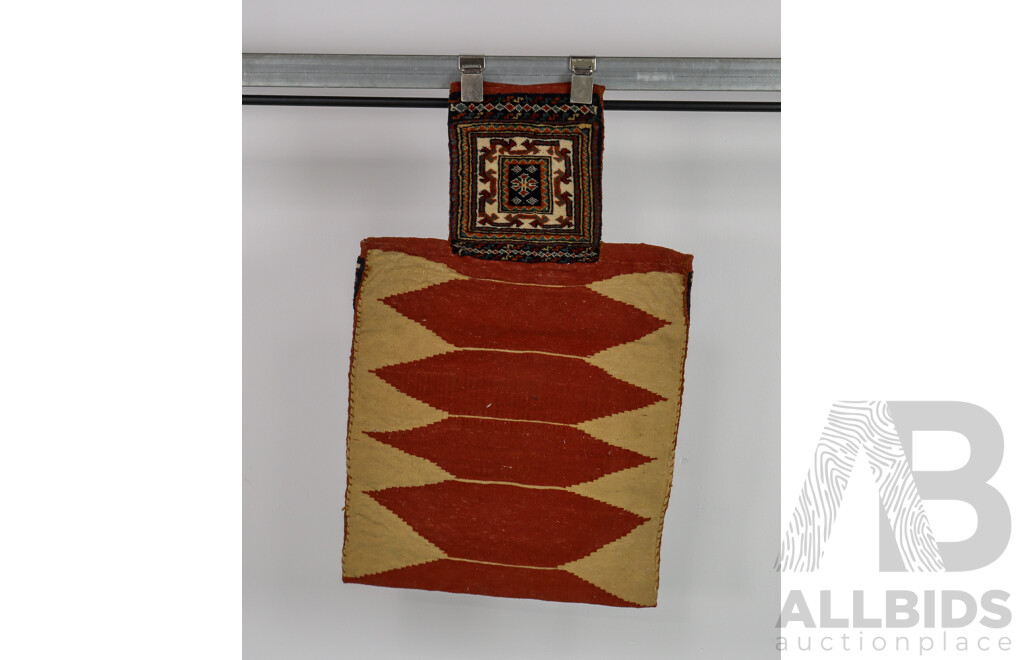 Hand Knotted Persian Nomadic Salt Bag