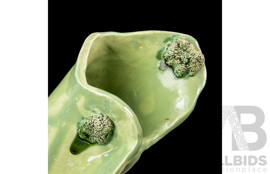 Pair of Coloured Ceramic Vases