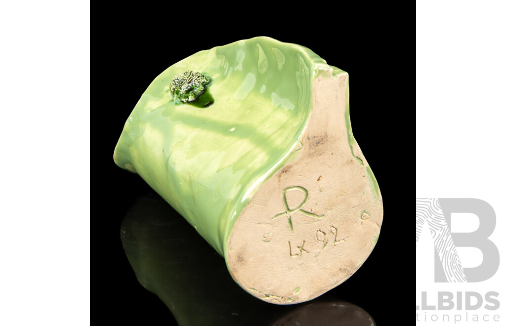 Pair of Coloured Ceramic Vases