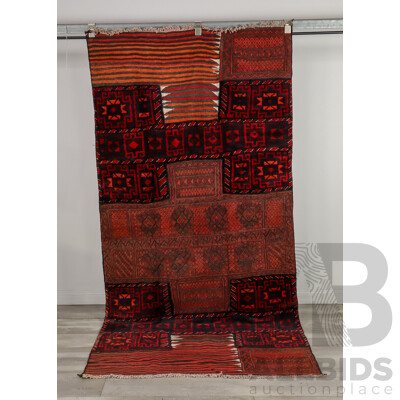 Hand Knotted Persian Tribal Wool Kilim Carpet
