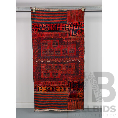 Hand Knotted Persian Bakhtiari Soumak Rug