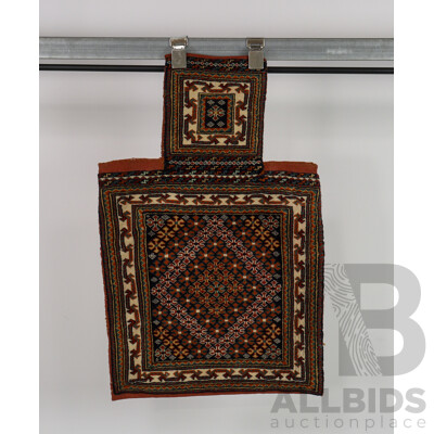 Hand Knotted Persian Nomadic Salt Bag