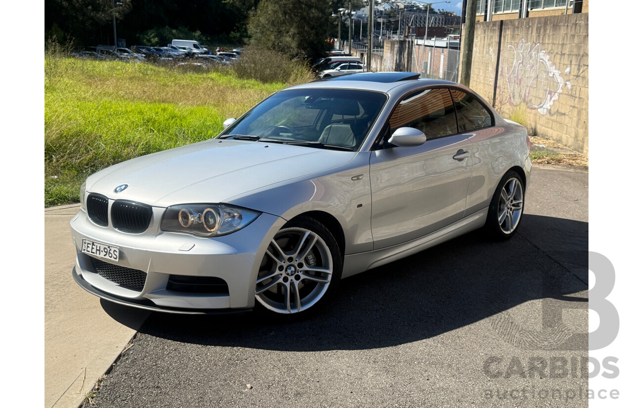 6/2009 BMW 135i Sport E82 MY09 2d Coupe Cashmere Silver Twin Turbo 3.0L