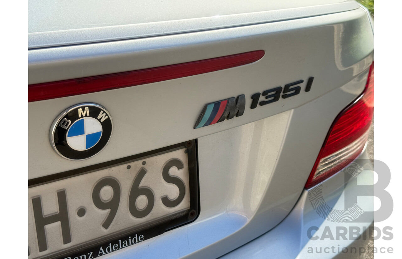 6/2009 BMW 135i Sport E82 MY09 2d Coupe Cashmere Silver Twin Turbo 3.0L
