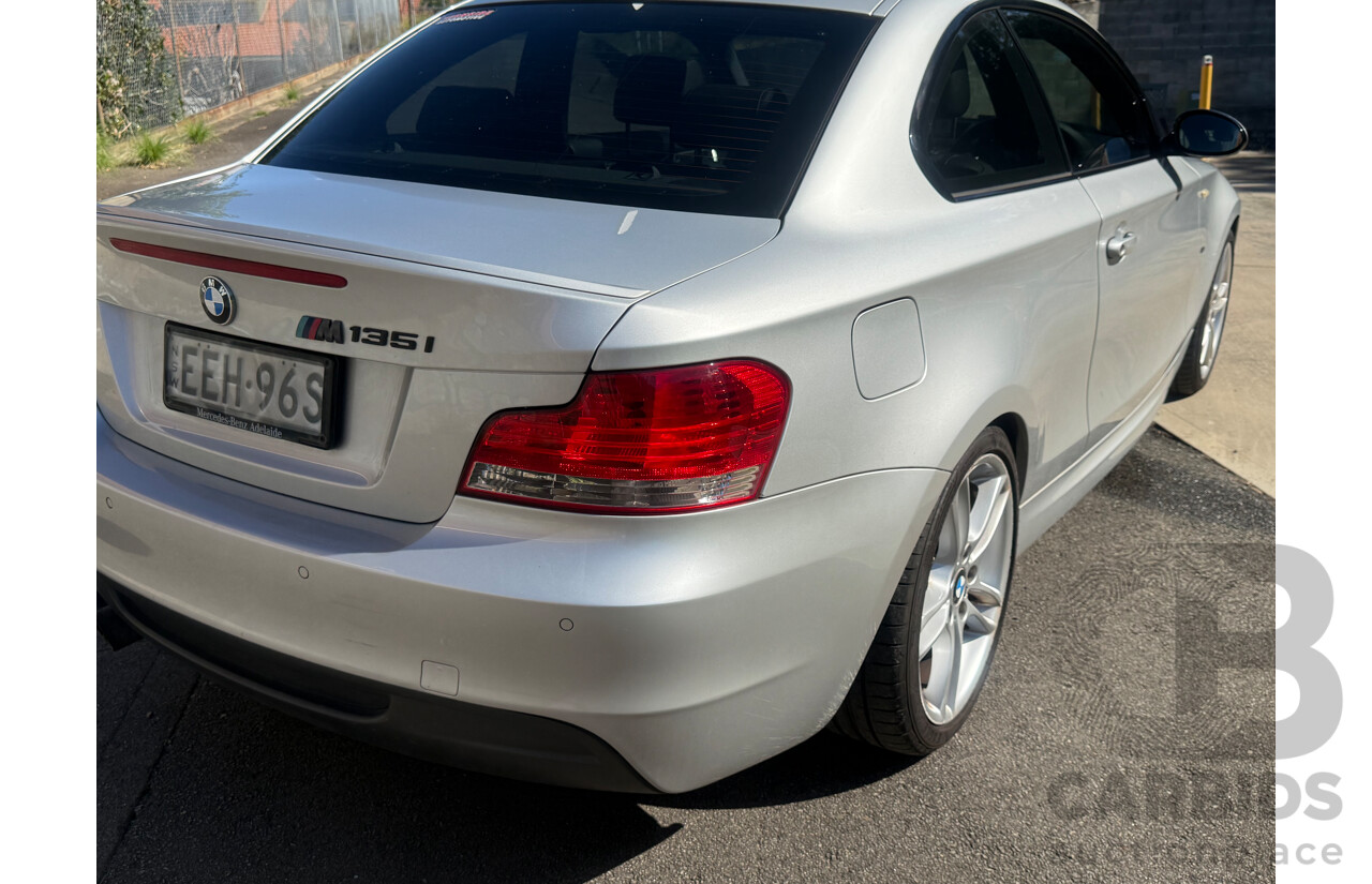 6/2009 BMW 135i Sport E82 MY09 2d Coupe Cashmere Silver Twin Turbo 3.0L