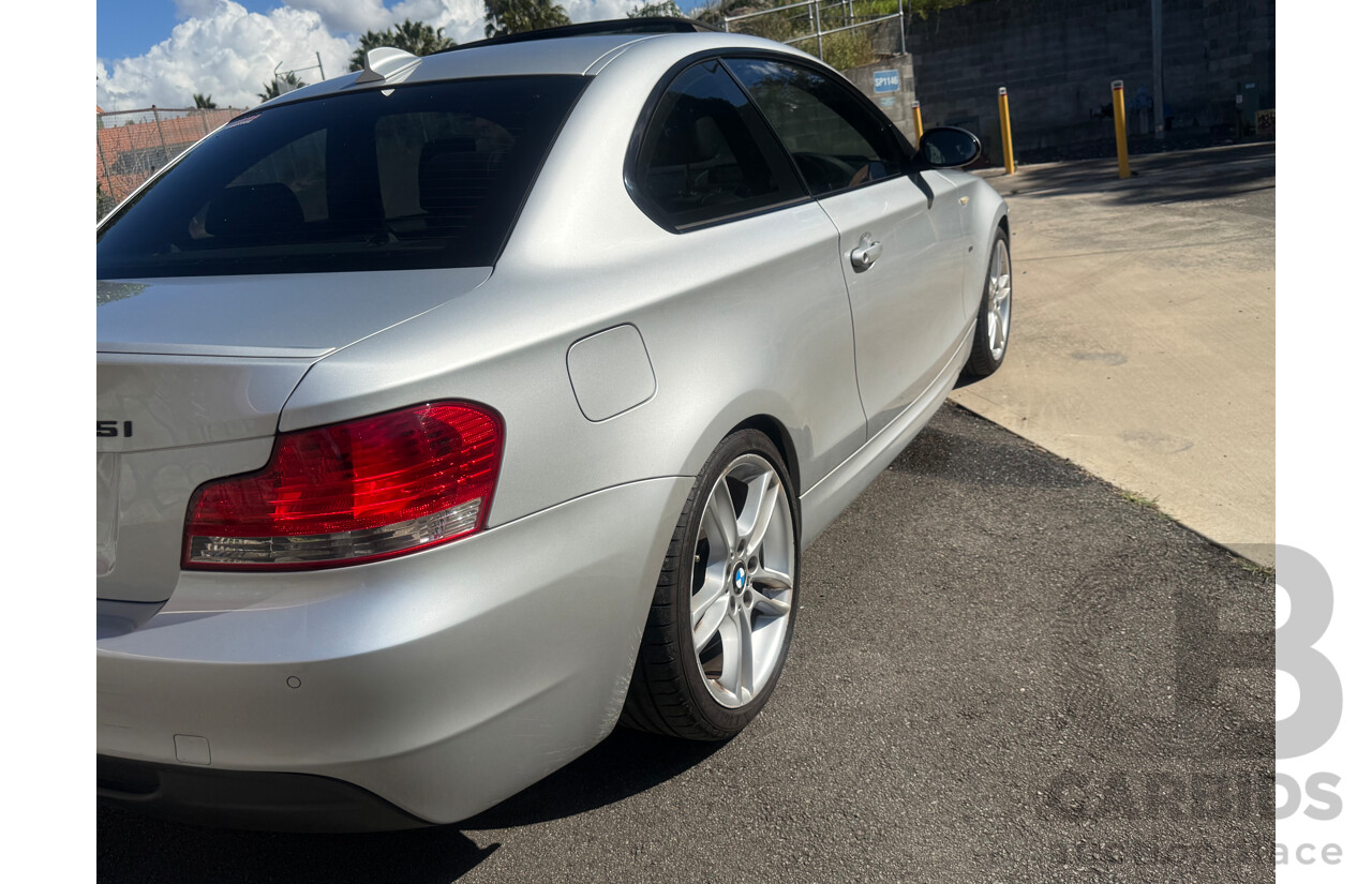 6/2009 BMW 135i Sport E82 MY09 2d Coupe Cashmere Silver Twin Turbo 3.0L
