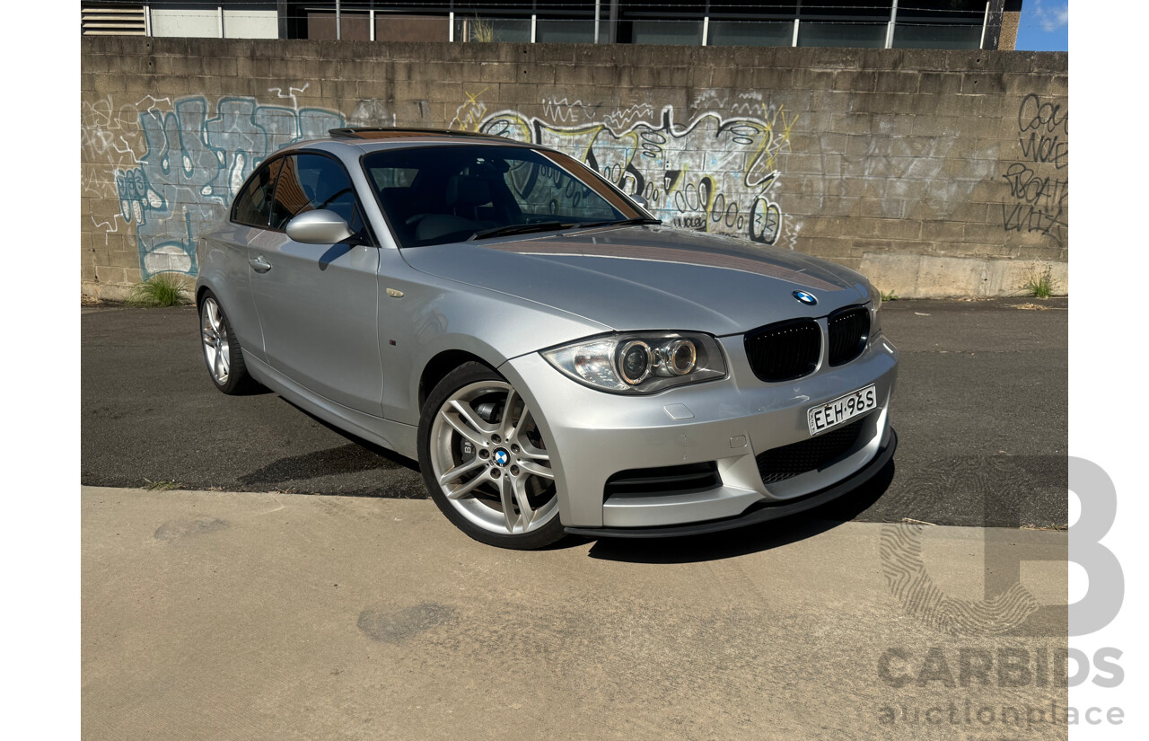 6/2009 BMW 135i Sport E82 MY09 2d Coupe Cashmere Silver Twin Turbo 3.0L