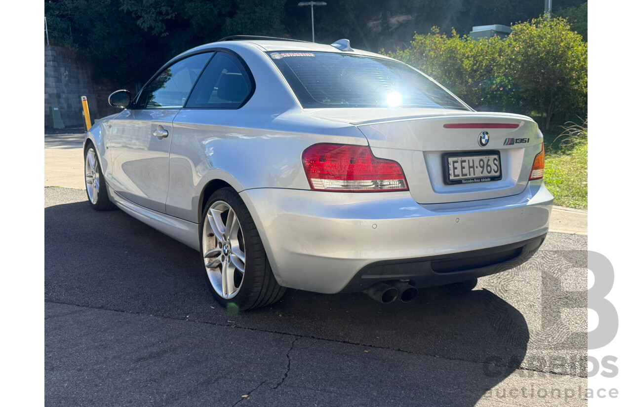 6/2009 BMW 135i Sport E82 MY09 2d Coupe Cashmere Silver Twin Turbo 3.0L