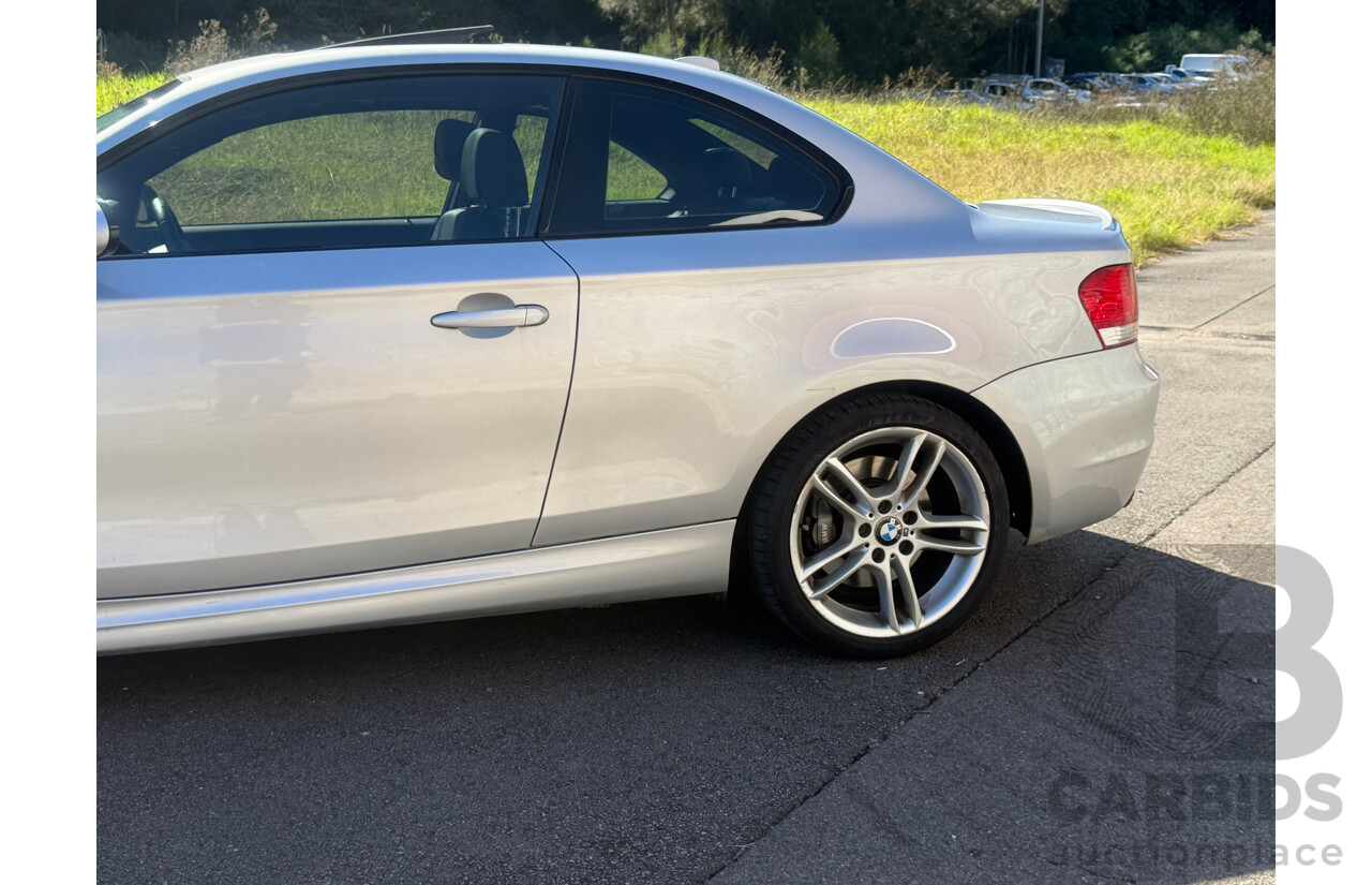 6/2009 BMW 135i Sport E82 MY09 2d Coupe Cashmere Silver Twin Turbo 3.0L