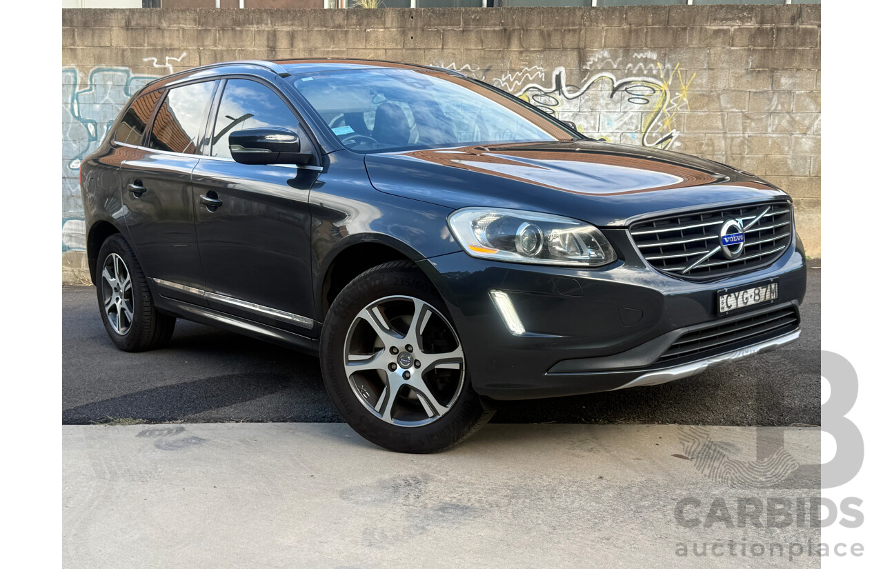 10/2014 Volvo XC60 D5 Luxury (AWD) DZ MY15 4d Wagon Savile Grey Metallic Turbo Diesel 2.4L