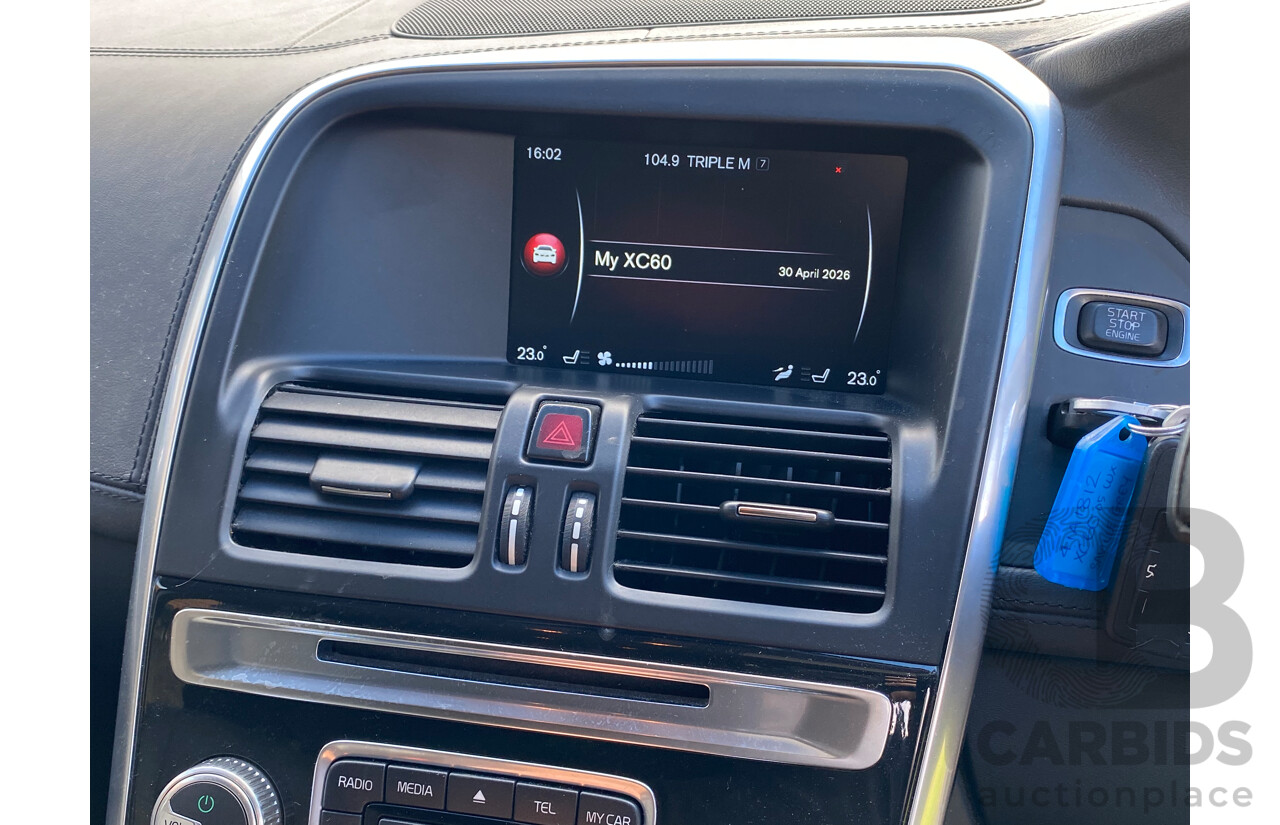 10/2014 Volvo XC60 D5 Luxury (AWD) DZ MY15 4d Wagon Savile Grey Metallic Turbo Diesel 2.4L