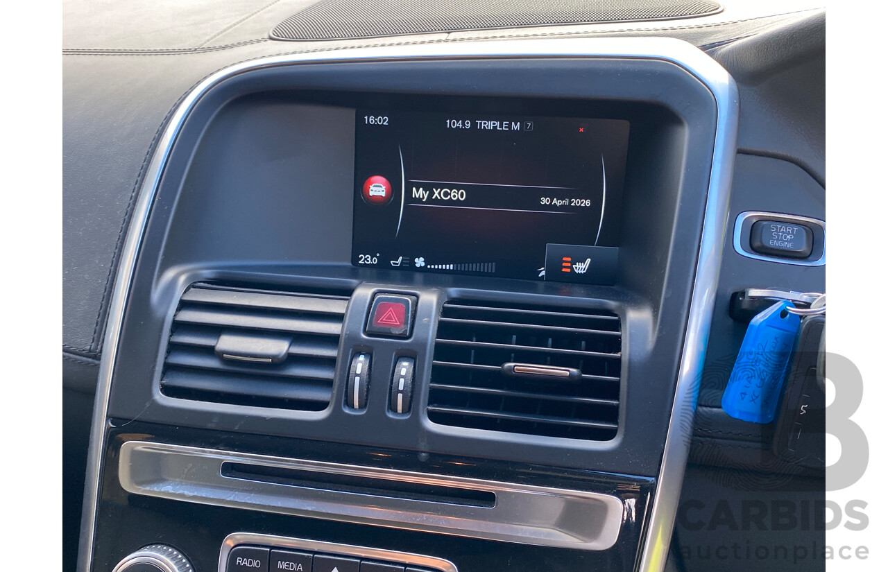 10/2014 Volvo XC60 D5 Luxury (AWD) DZ MY15 4d Wagon Savile Grey Metallic Turbo Diesel 2.4L