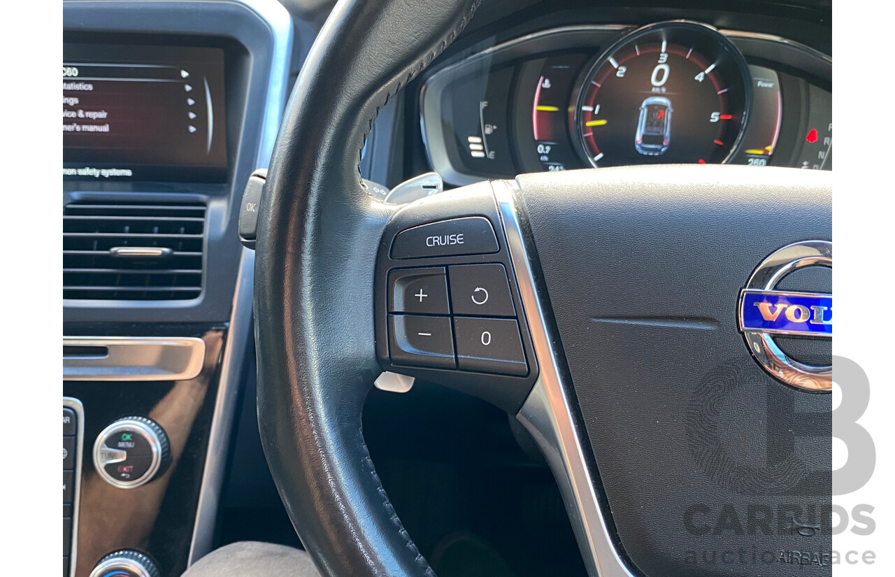 10/2014 Volvo XC60 D5 Luxury (AWD) DZ MY15 4d Wagon Savile Grey Metallic Turbo Diesel 2.4L