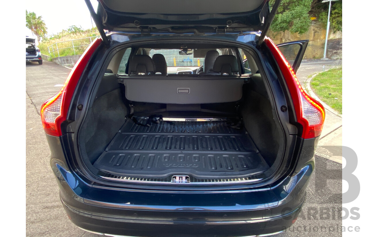 10/2014 Volvo XC60 D5 Luxury (AWD) DZ MY15 4d Wagon Savile Grey Metallic Turbo Diesel 2.4L