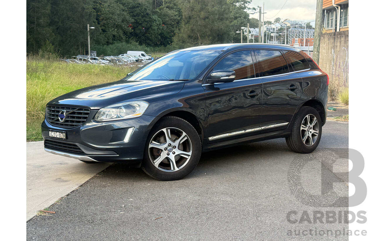 10/2014 Volvo XC60 D5 Luxury (AWD) DZ MY15 4d Wagon Savile Grey Metallic Turbo Diesel 2.4L