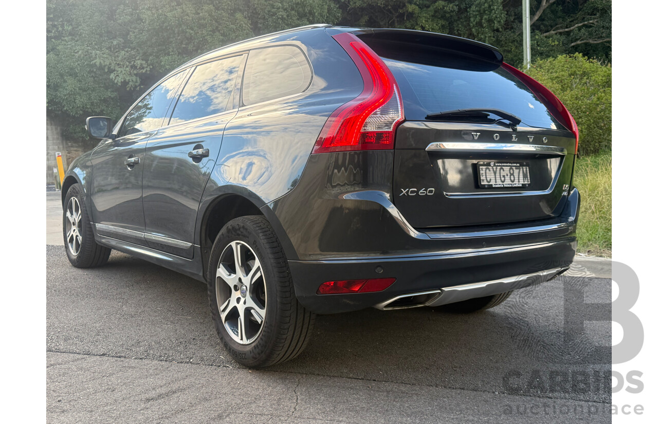 10/2014 Volvo XC60 D5 Luxury (AWD) DZ MY15 4d Wagon Savile Grey Metallic Turbo Diesel 2.4L