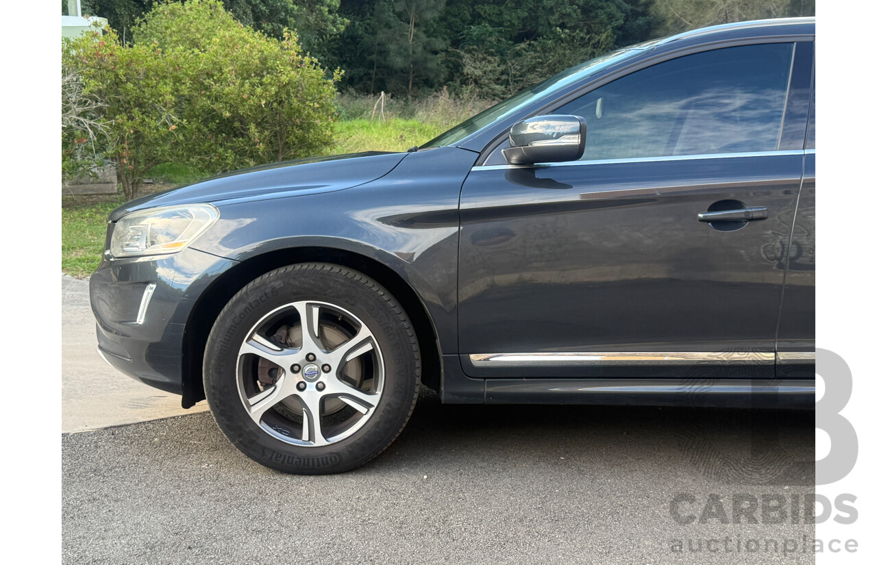 10/2014 Volvo XC60 D5 Luxury (AWD) DZ MY15 4d Wagon Savile Grey Metallic Turbo Diesel 2.4L