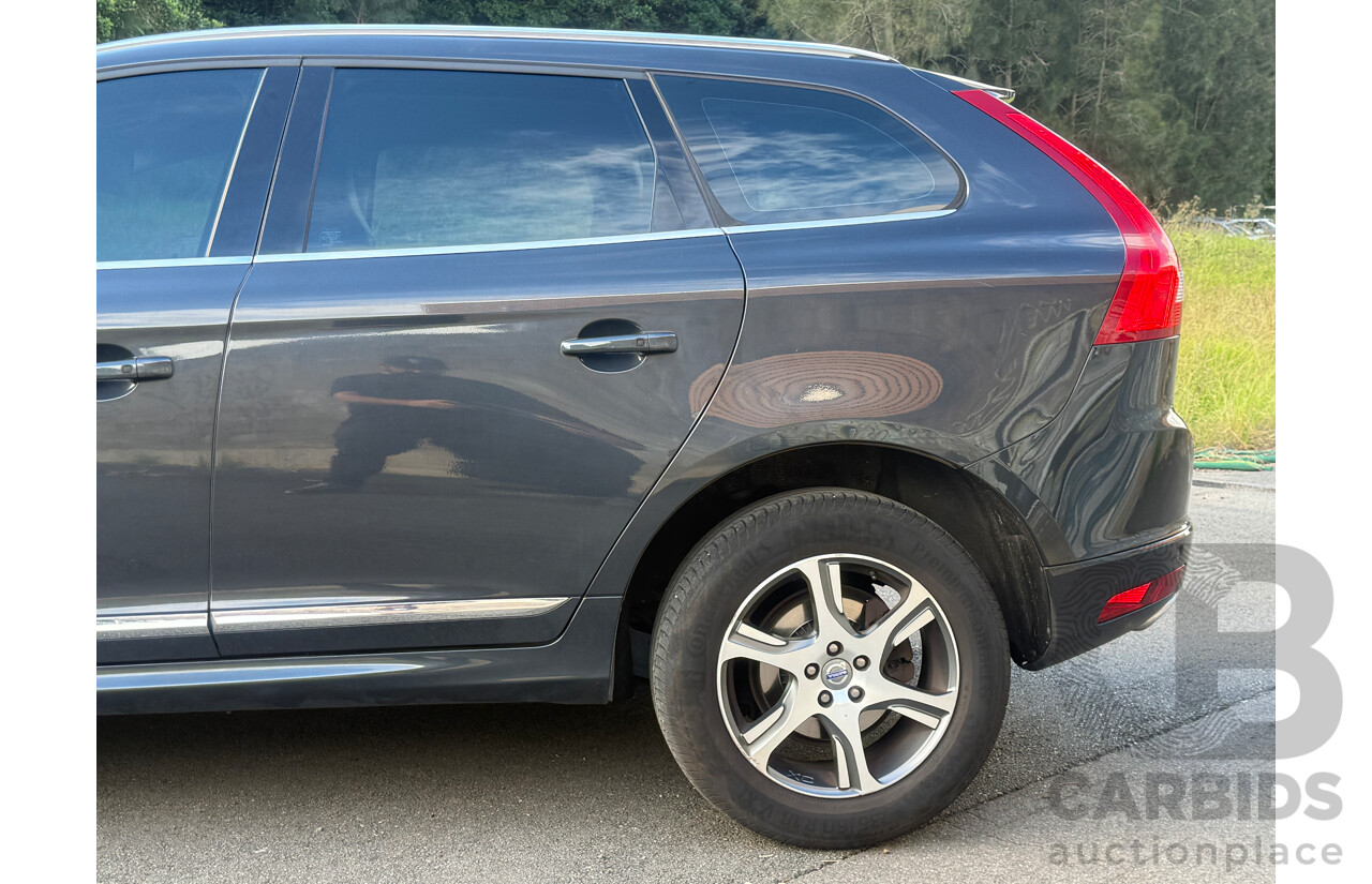 10/2014 Volvo XC60 D5 Luxury (AWD) DZ MY15 4d Wagon Savile Grey Metallic Turbo Diesel 2.4L