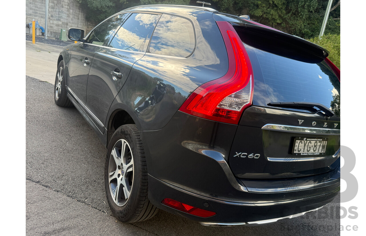 10/2014 Volvo XC60 D5 Luxury (AWD) DZ MY15 4d Wagon Savile Grey Metallic Turbo Diesel 2.4L