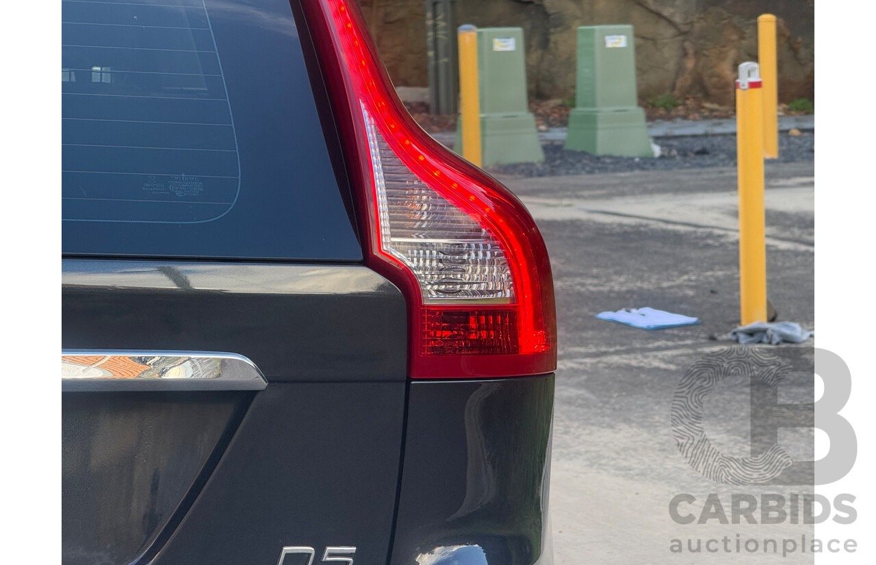 10/2014 Volvo XC60 D5 Luxury (AWD) DZ MY15 4d Wagon Savile Grey Metallic Turbo Diesel 2.4L