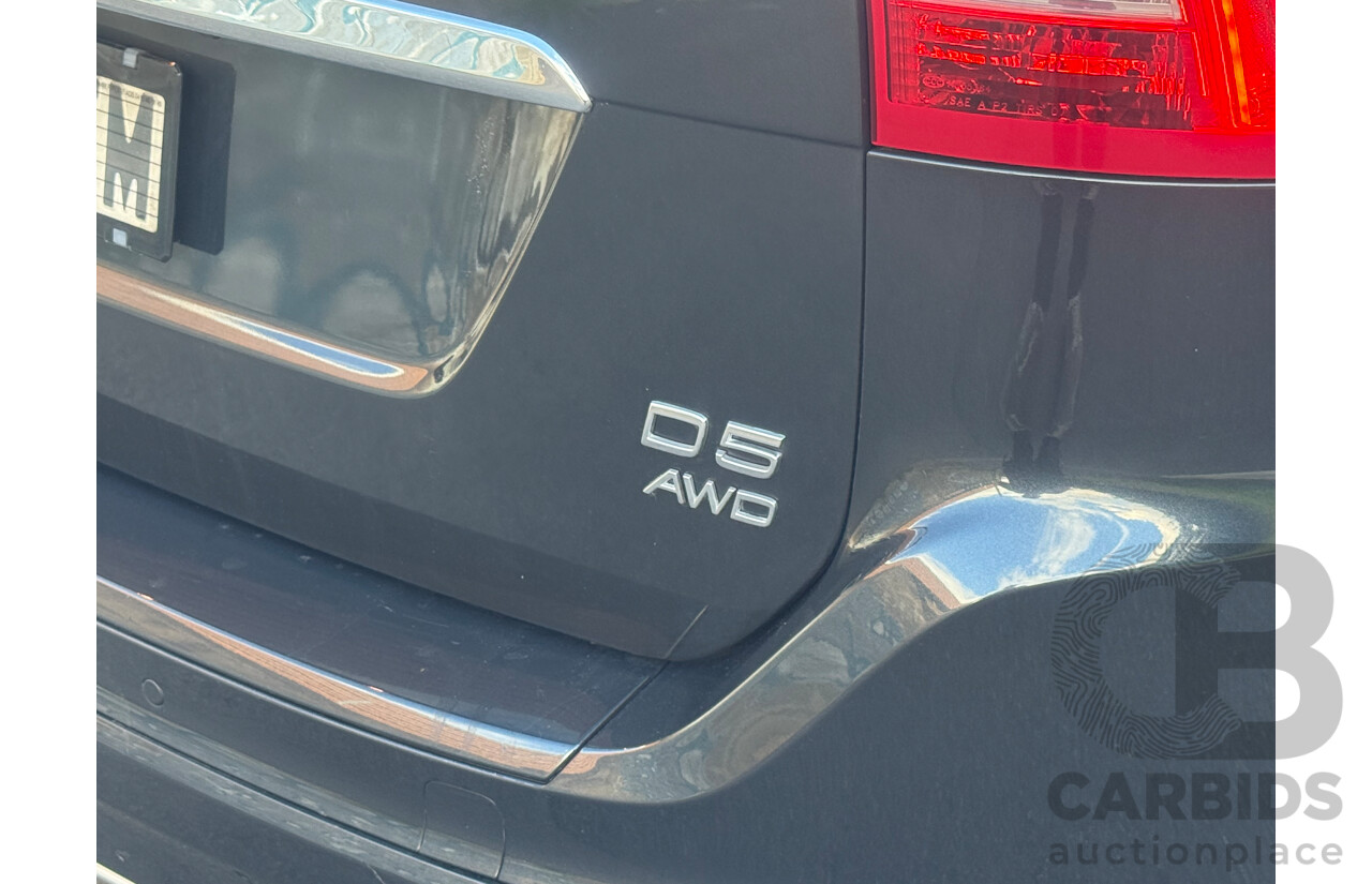 10/2014 Volvo XC60 D5 Luxury (AWD) DZ MY15 4d Wagon Savile Grey Metallic Turbo Diesel 2.4L