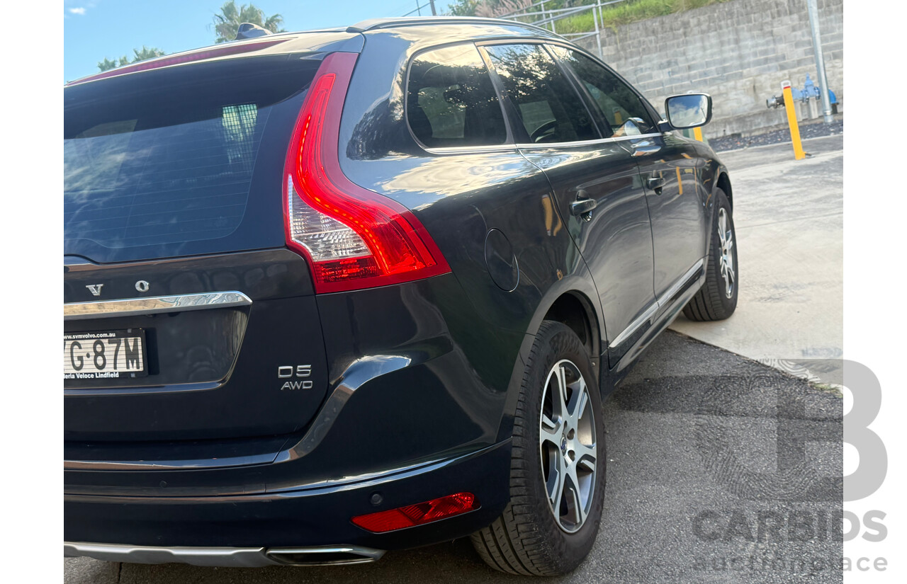 10/2014 Volvo XC60 D5 Luxury (AWD) DZ MY15 4d Wagon Savile Grey Metallic Turbo Diesel 2.4L