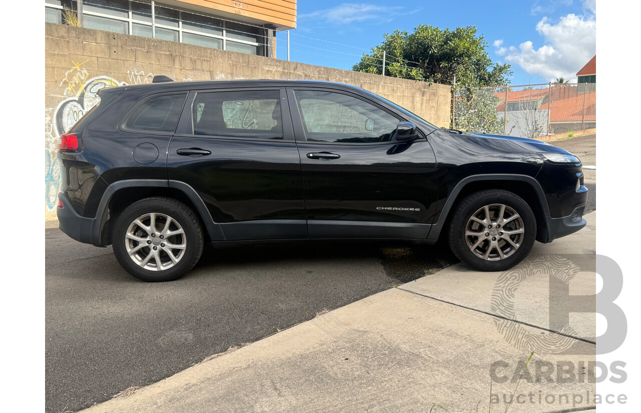 6/2015 Jeep Cherokee Sport KL MY15 4d Wagon Diamond Black 2.4L