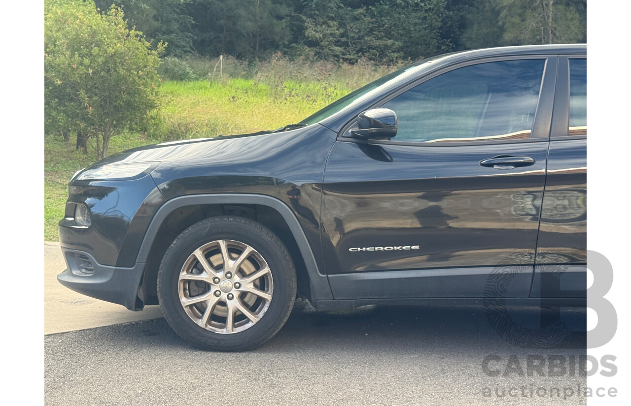6/2015 Jeep Cherokee Sport KL MY15 4d Wagon Diamond Black 2.4L