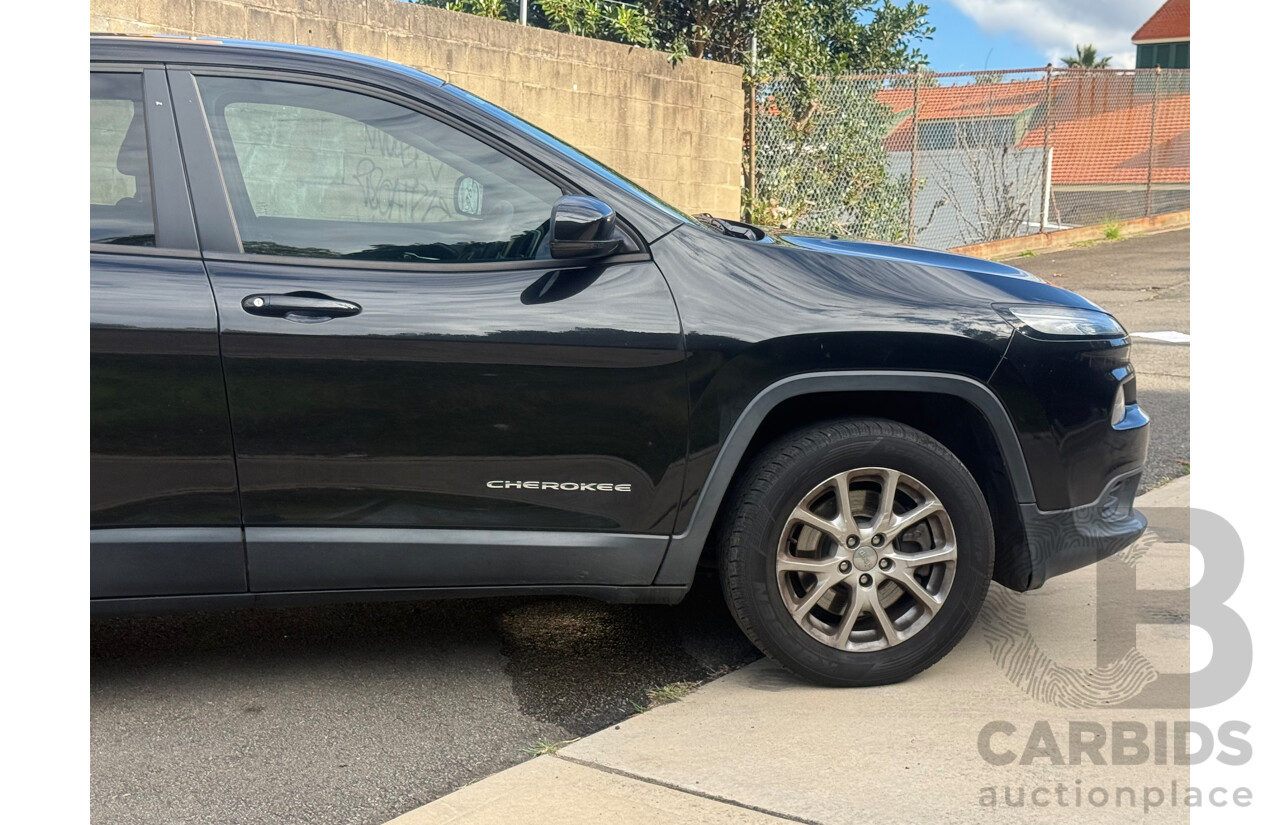 6/2015 Jeep Cherokee Sport KL MY15 4d Wagon Diamond Black 2.4L