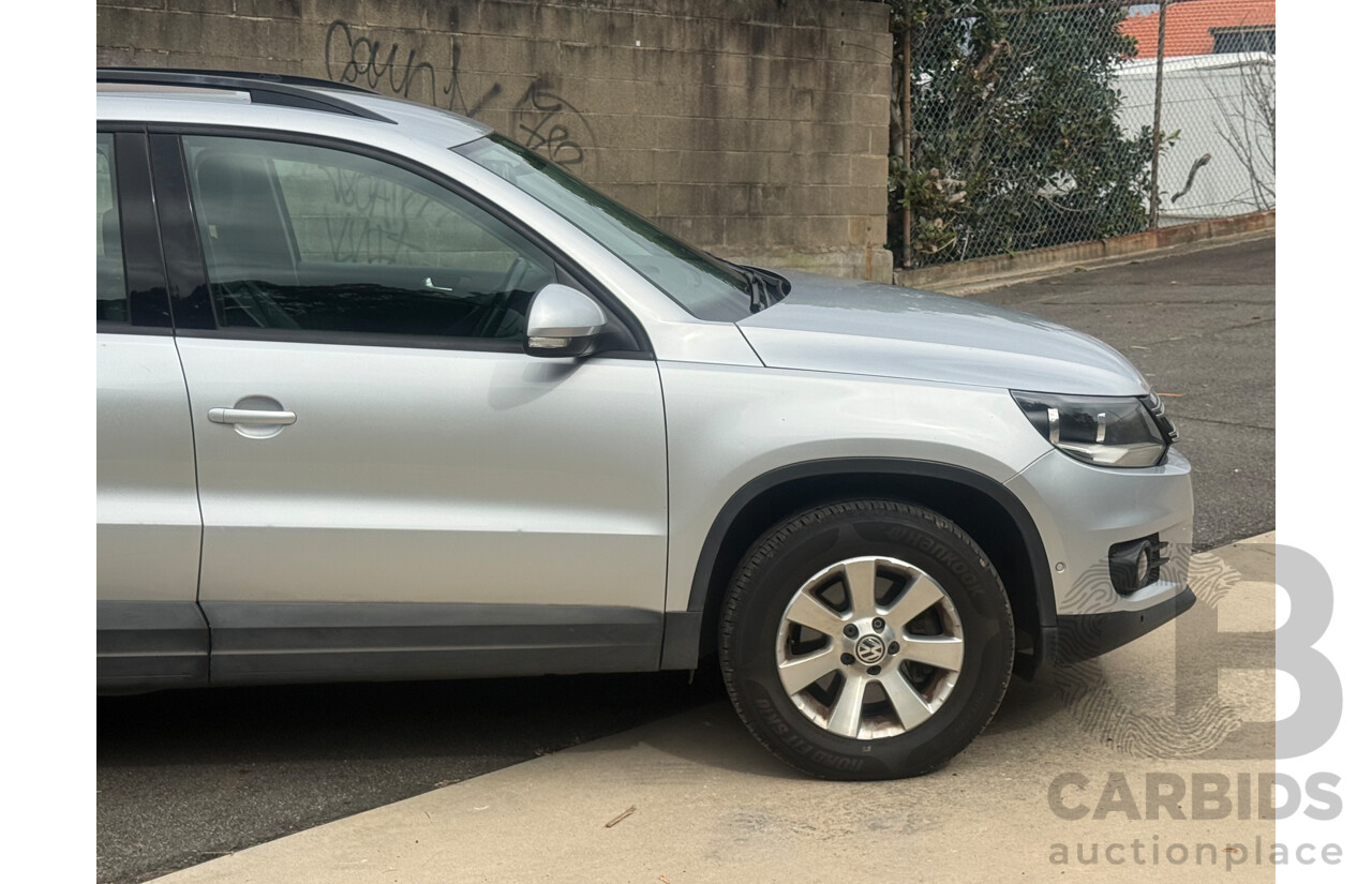 1/2012 Volkswagen Tiguan 132 TSI Pacific (AWD) 5NC MY12 4d Wagon Silver Turbo 2.0L