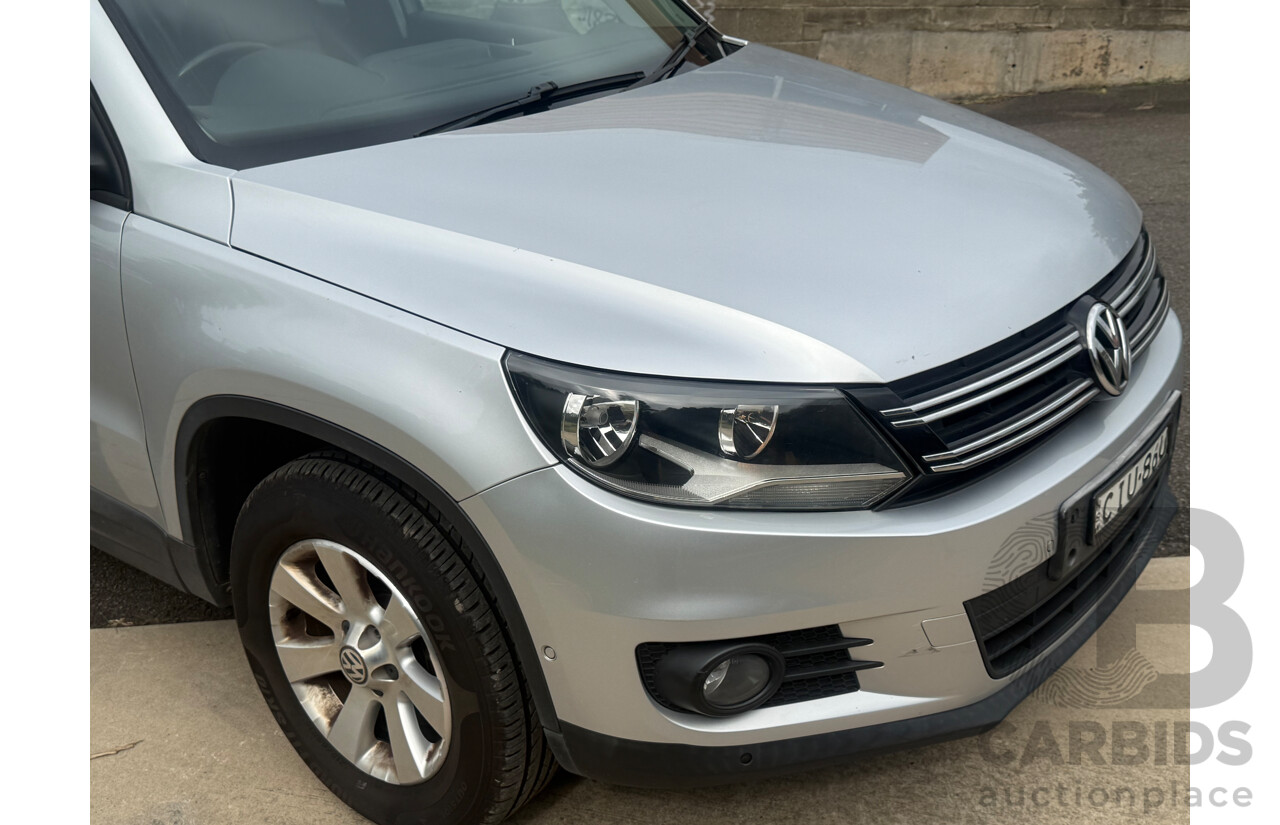 1/2012 Volkswagen Tiguan 132 TSI Pacific (AWD) 5NC MY12 4d Wagon Silver Turbo 2.0L