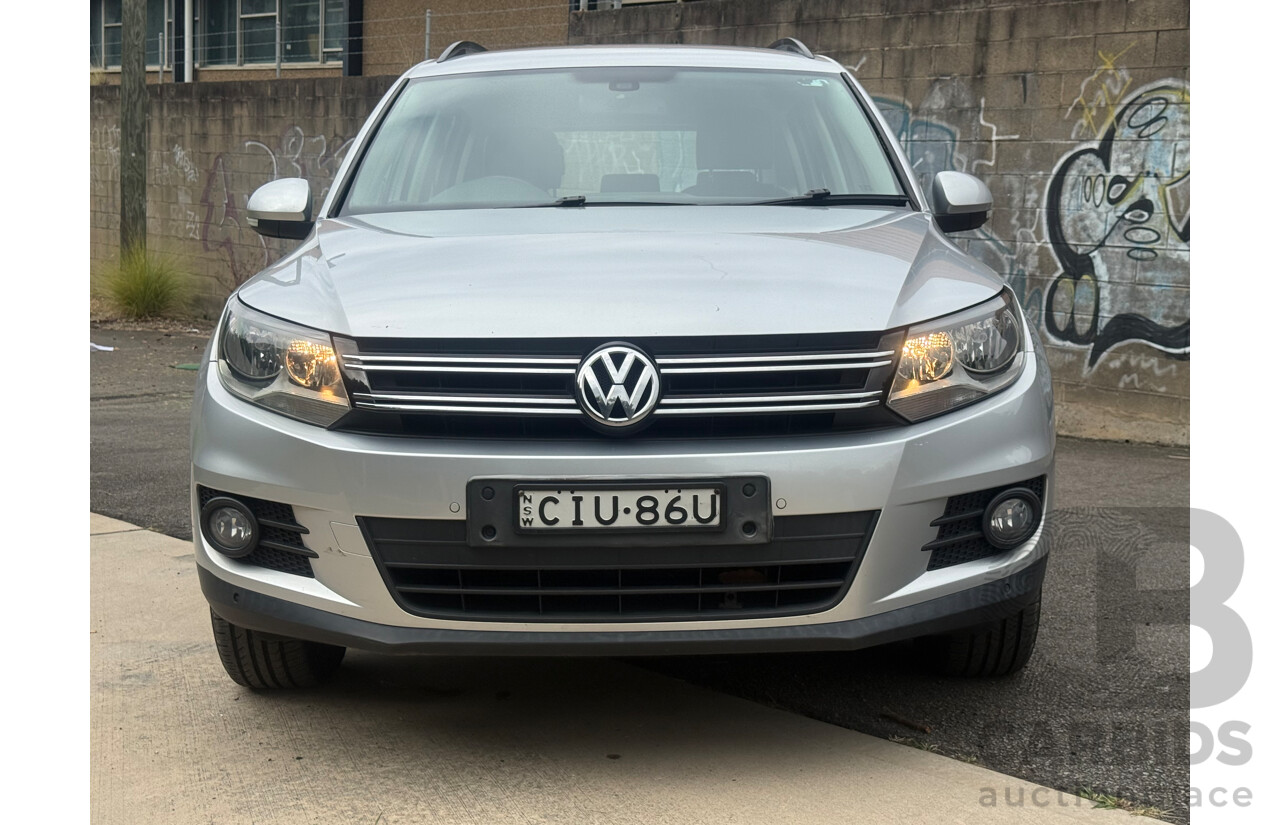 1/2012 Volkswagen Tiguan 132 TSI Pacific (AWD) 5NC MY12 4d Wagon Silver Turbo 2.0L
