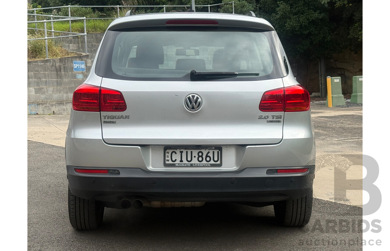 1/2012 Volkswagen Tiguan 132 TSI Pacific (AWD) 5NC MY12 4d Wagon Silver Turbo 2.0L